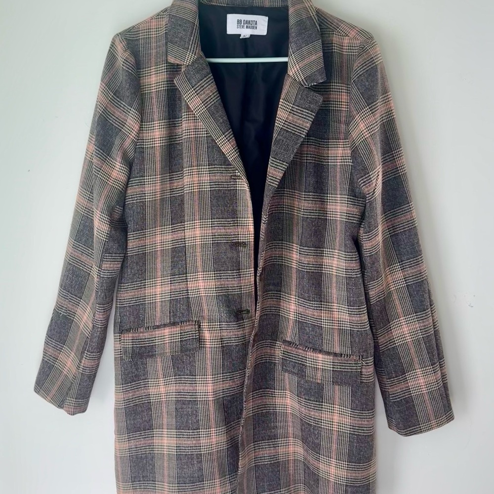 BB Dakota - Steve Madden Plaid Blazer size M